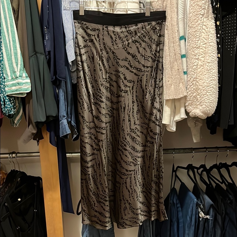 Rails Black and Green Patterned Skirt